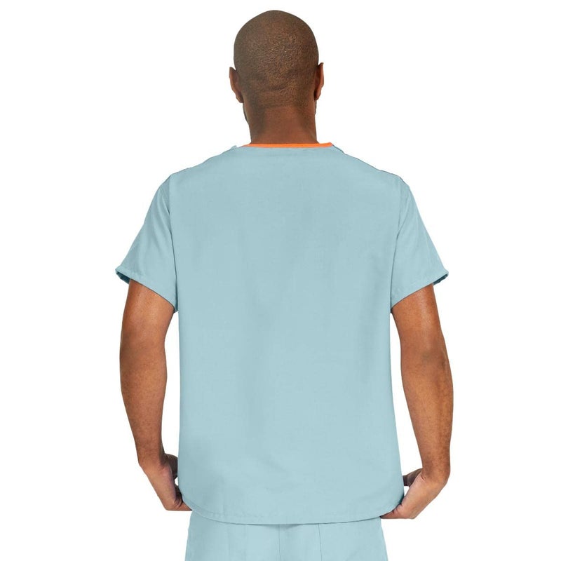Medline PerforMAX Unisex Reversible Scrub Top, MDL-CC, X-Large, Misty Green - Image 2